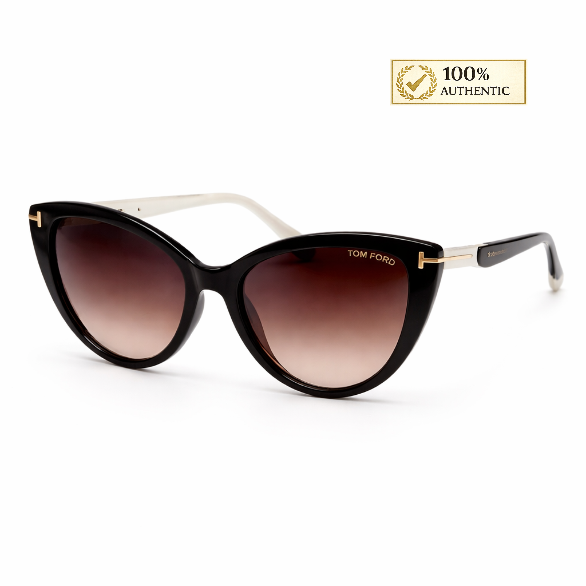Tom Ford Isabella Women's Shiny Black/Pink Gradient Sunglasses