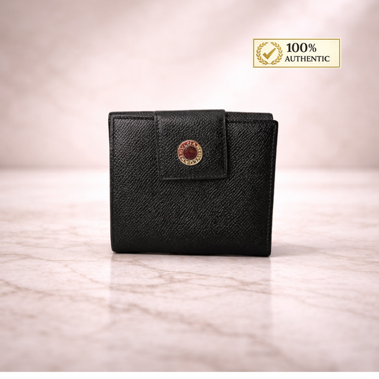 Elegant BVLGARI Bifold Wallet