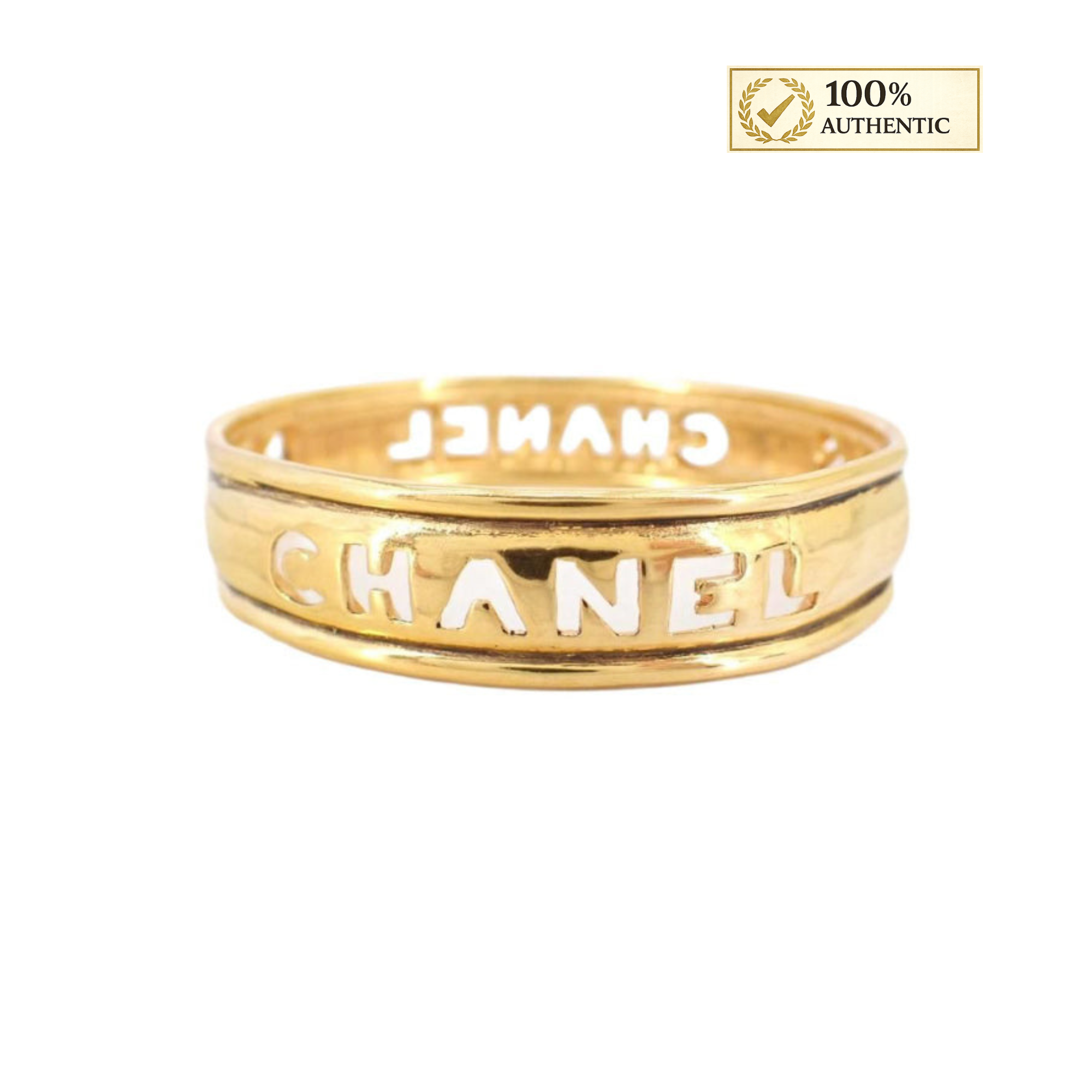 CHANEL CC Logo Bangle
