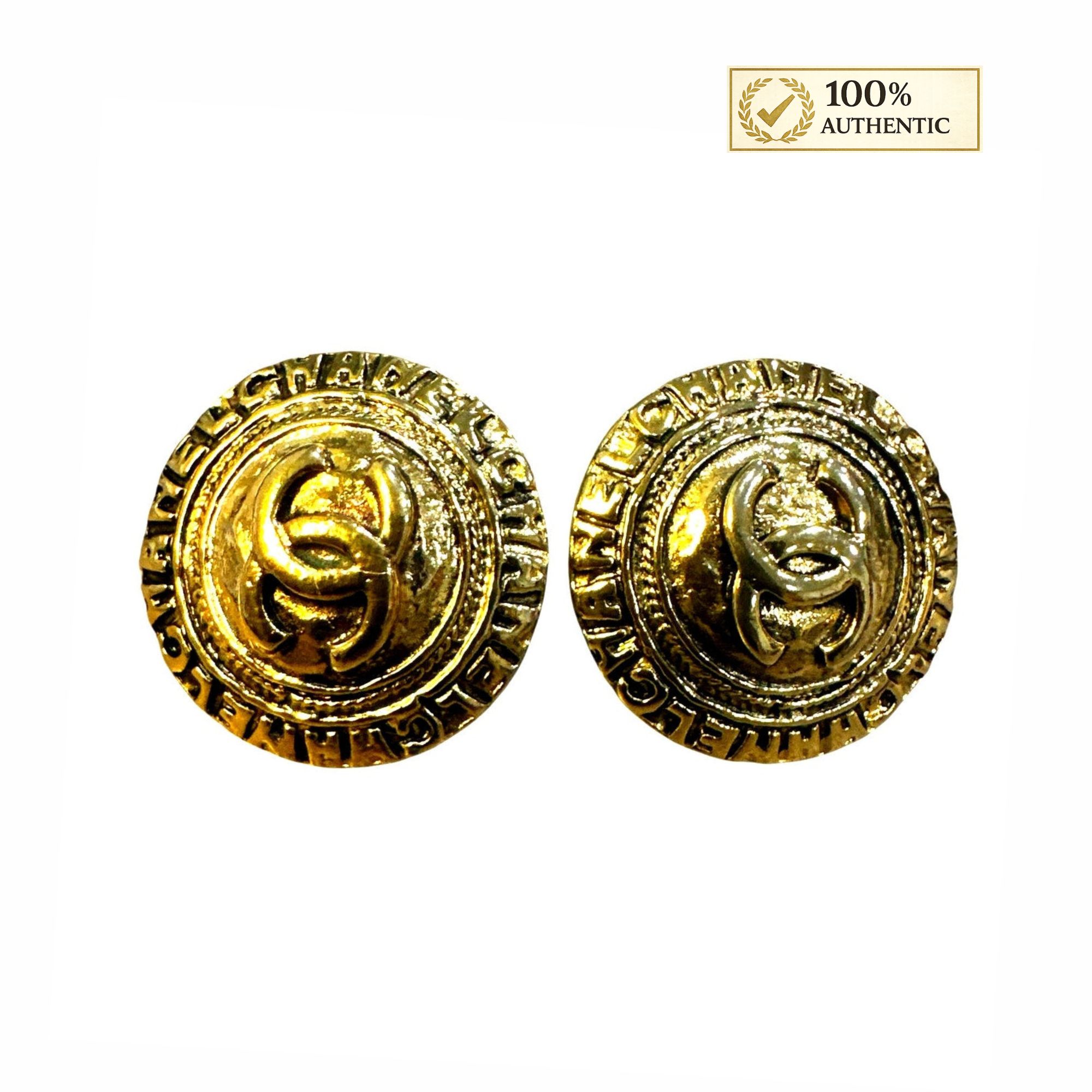 Chanel Cocomark Clip Earrings