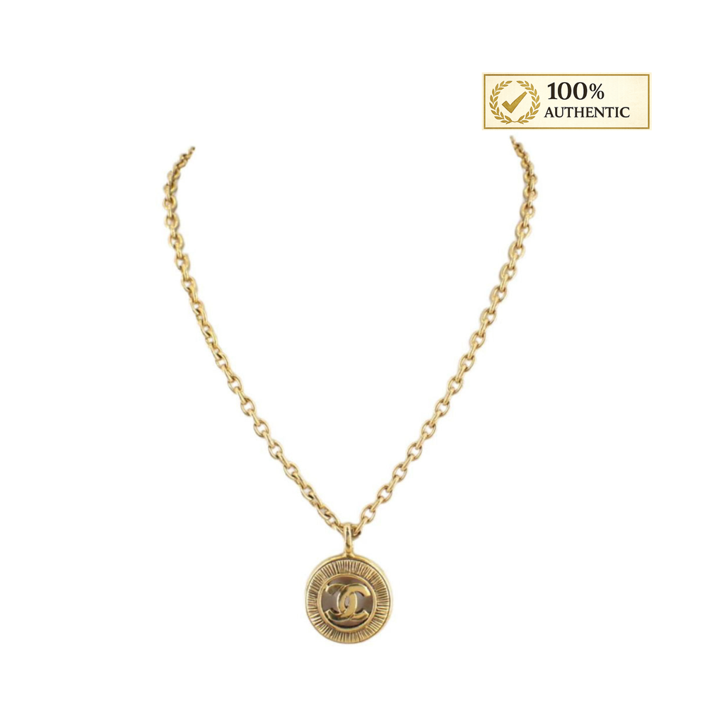Chanel Sunburst CC Necklace