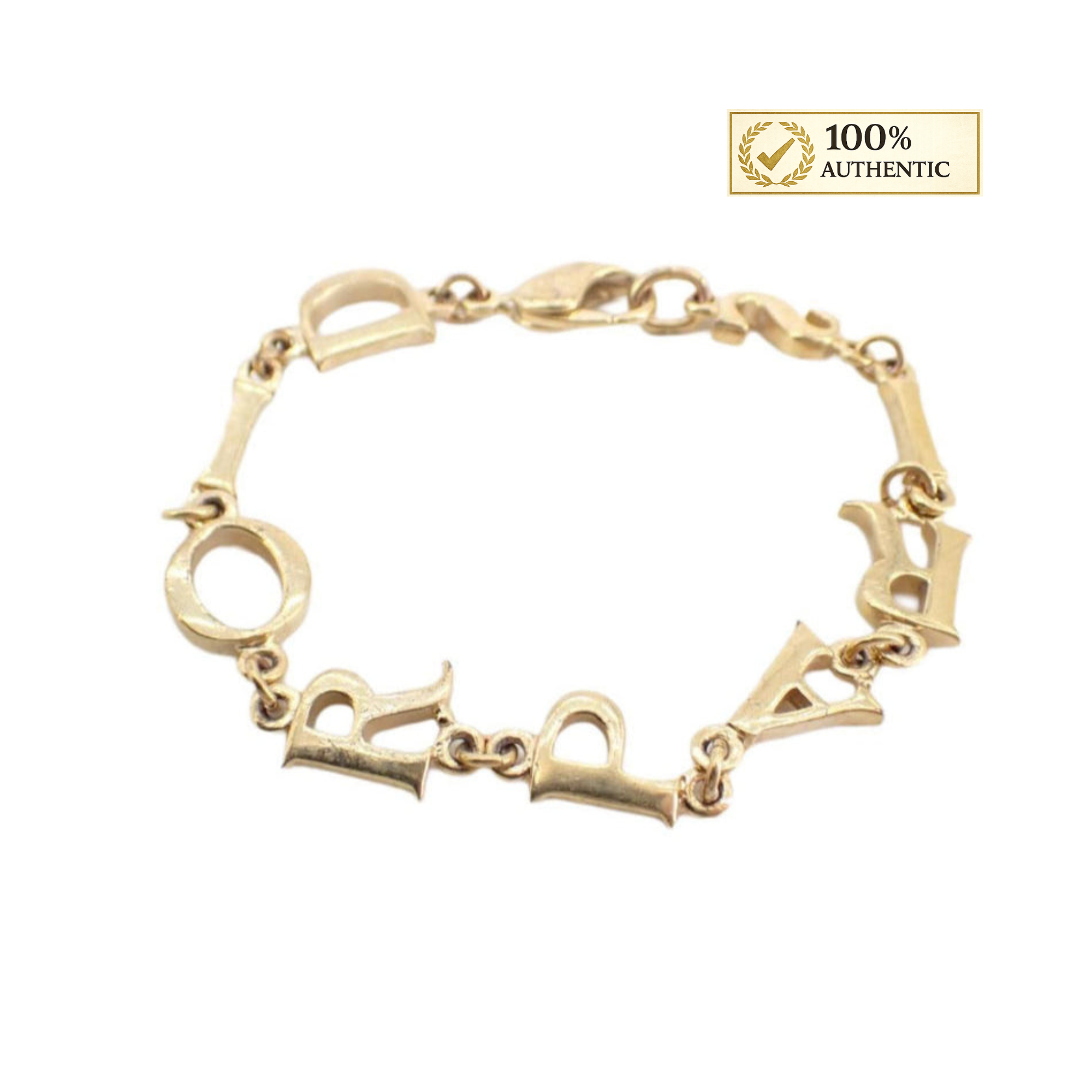 Christian Dior 2000s Dior Letters Bracelet