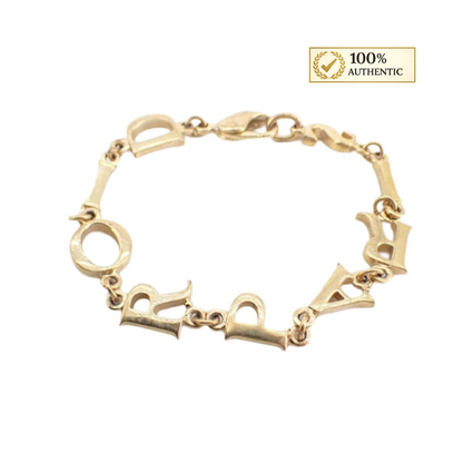 Christian Dior 2000s Dior Letters Bracelet