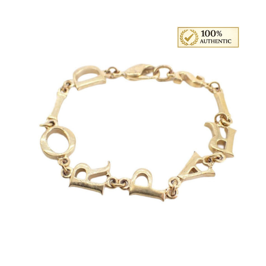 Christian Dior 2000s Dior Letters Bracelet