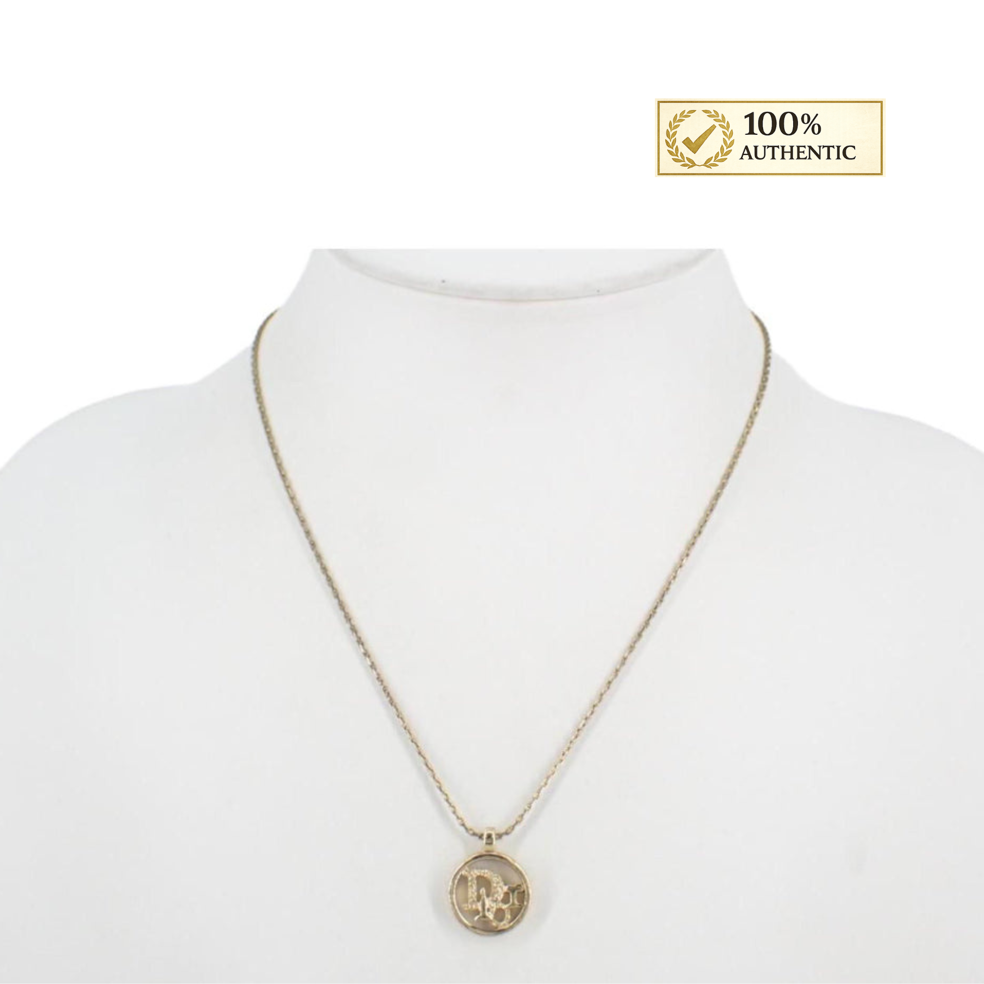 Christian Dior Dior necklace gold plated