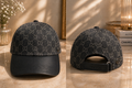 Luxury-Inspired Fashion Monogram Baseball Cap – Adjustable Designer Style Cap