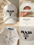 Luxury Milano Embroidered Fashion Cap – Black or White