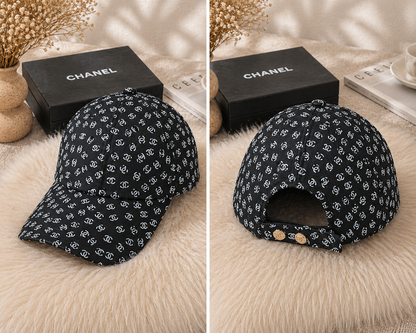 Luxury Monogram Fashion Cap Collection – 3 Color Options