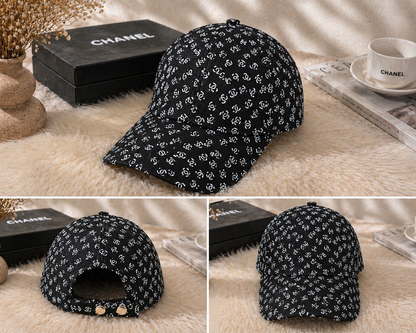 Luxury Monogram Fashion Cap Collection – 3 Color Options