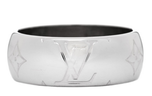Louis Vuitton Zamac Palladium Monogram Ring M Silver - Clairely Amazing