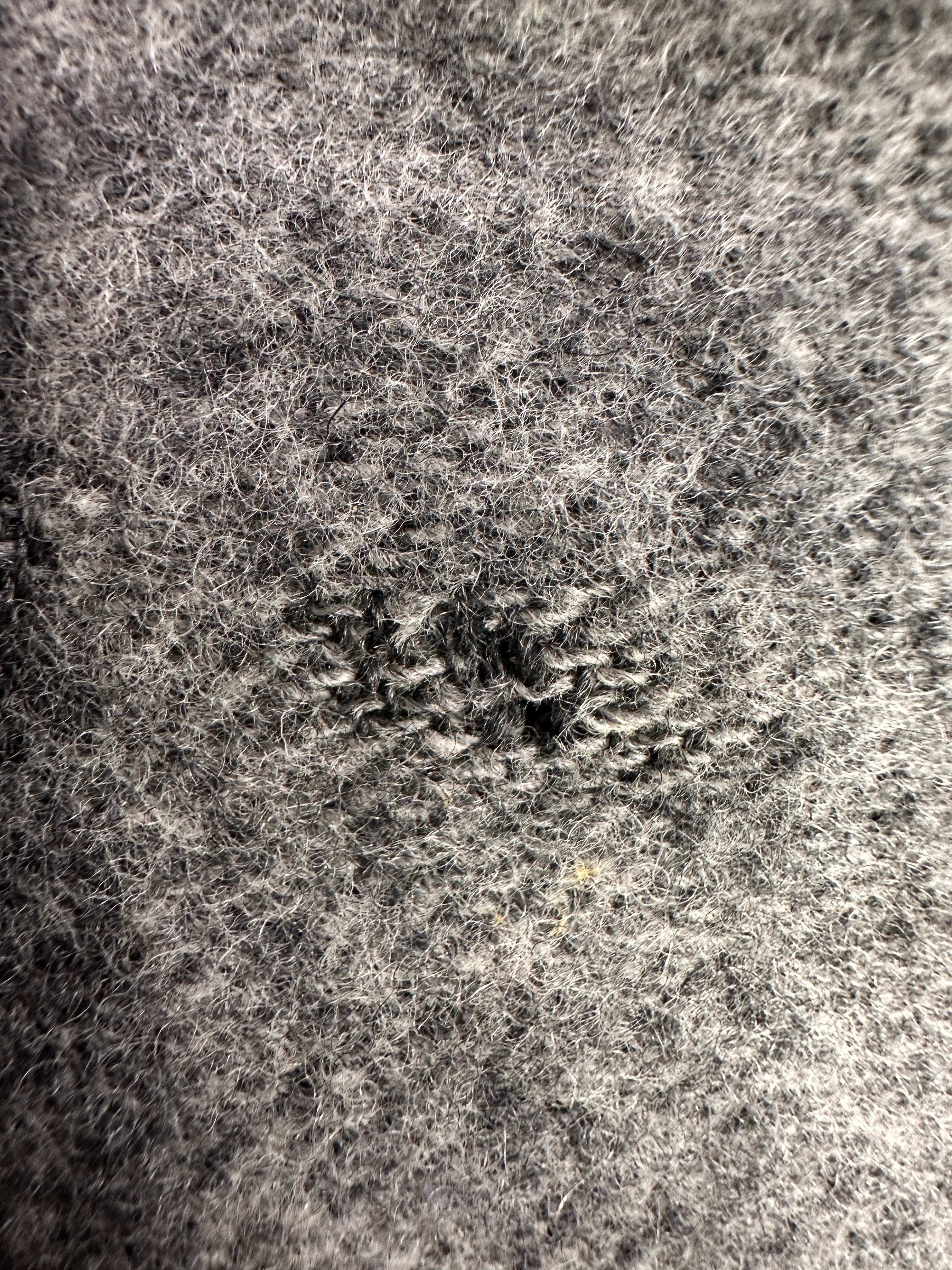 Fendi Gray Wool Scarf