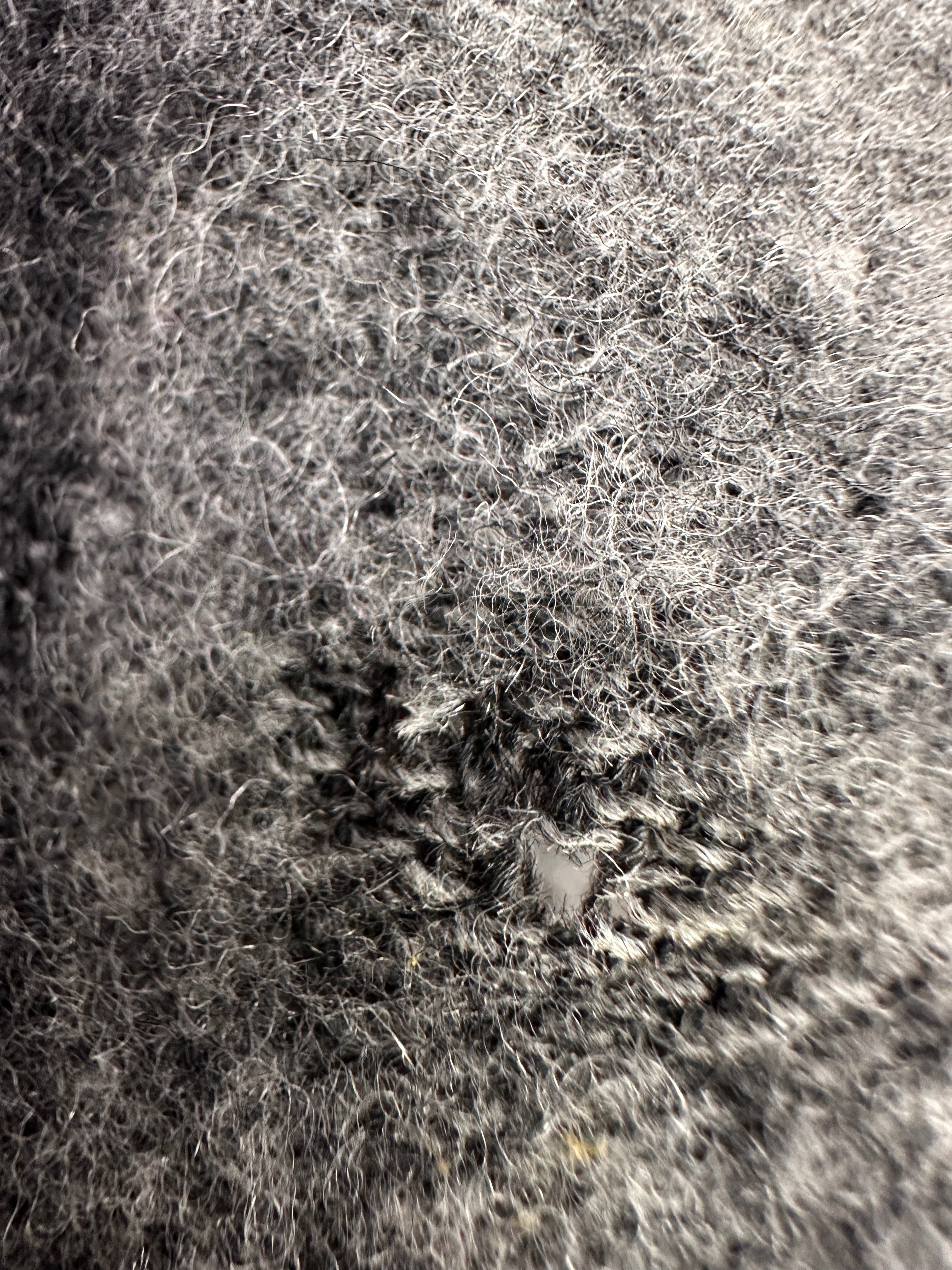 Fendi Gray Wool Scarf