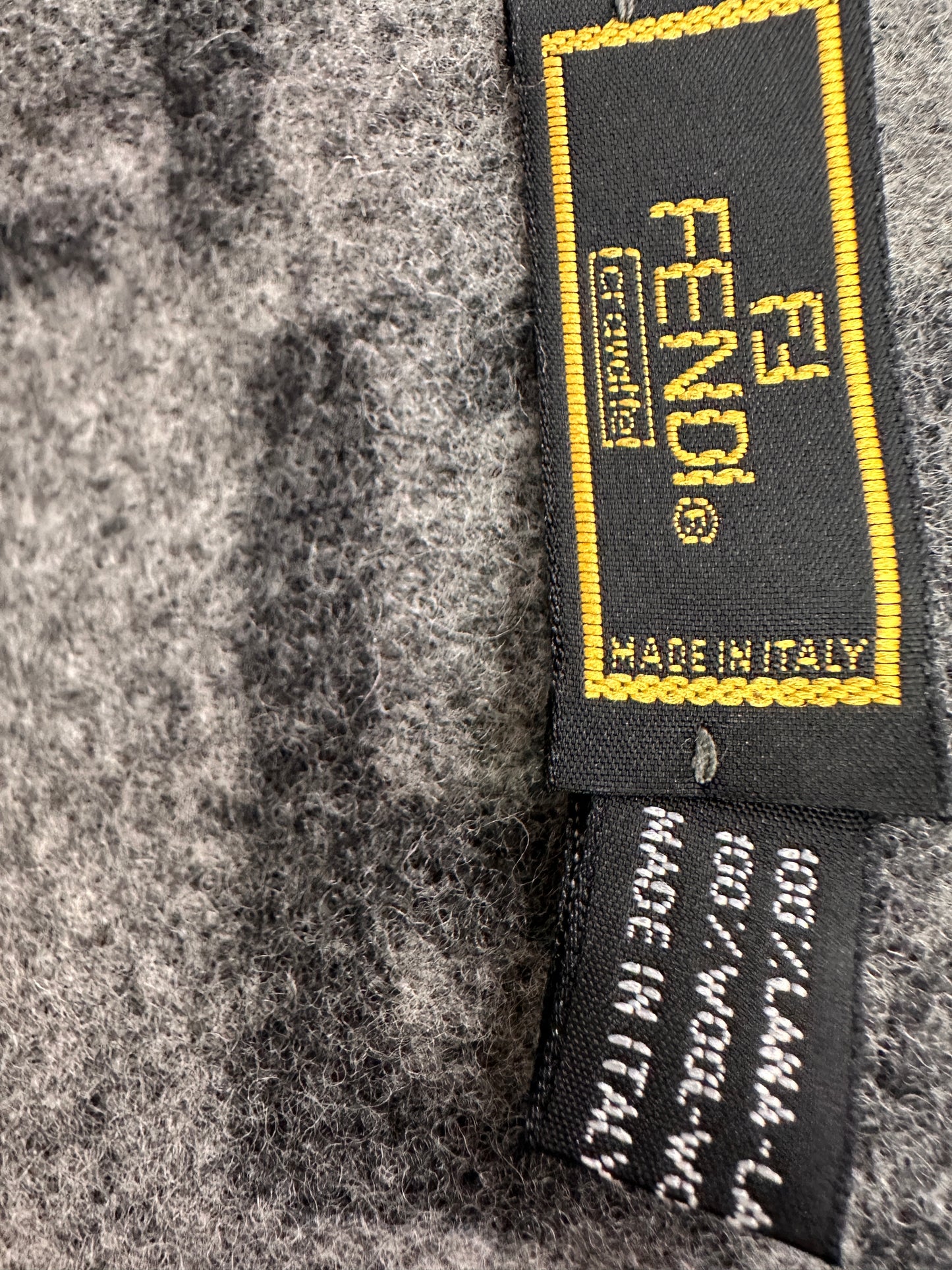 Fendi Gray Wool Scarf