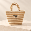 Striped Woven GWP Tote Bag – Two Colors