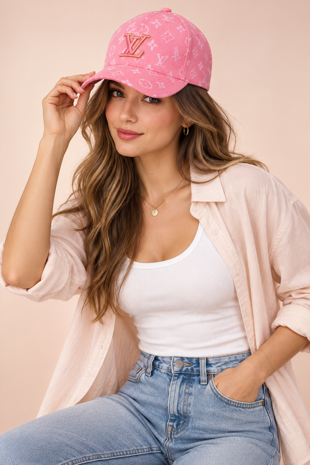 LV GWP MONOGRAM BASEBALL CAP
