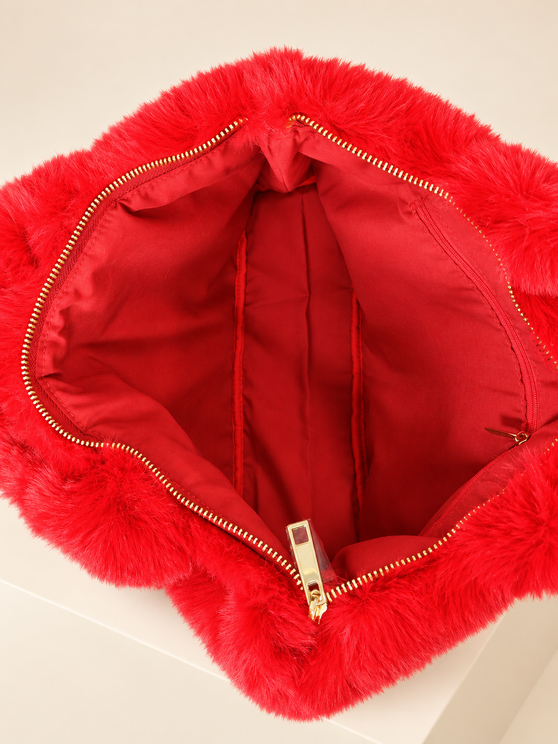 Miu Miu GWP Plush Faux Fur Tote Bag – Pink or Red
