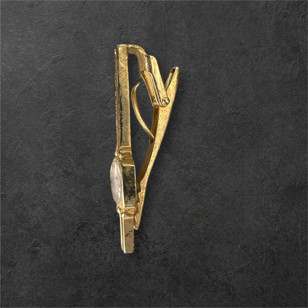 CELINE Mother Pearl Tie Clip - Clairely Amazing