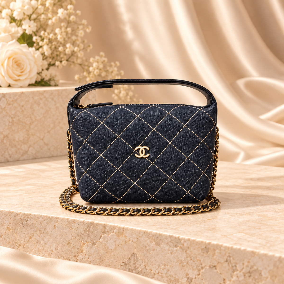 25C Quilted Lunch Box Mini Crossbody Bag – GWP Item