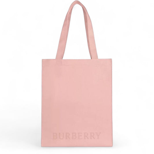 Burberry Pink Canvas Tote