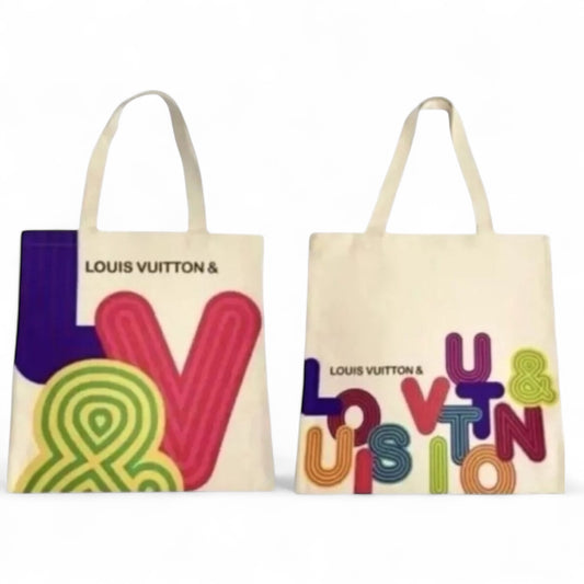 LV Exhibition Canvas Tote