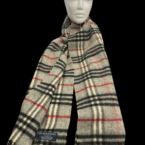 Burberry 209% Lambswool Scarf - Clairely Amazing