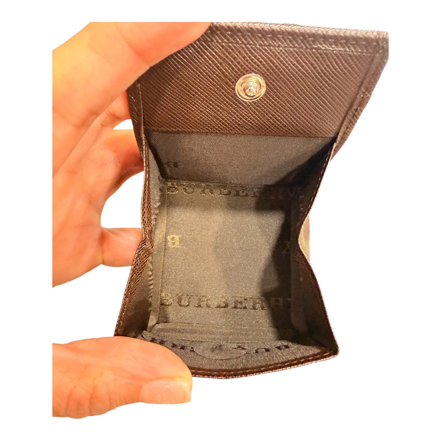 Burberry Vintage Check Coin Case Wallet – Pre-Owned Authentic