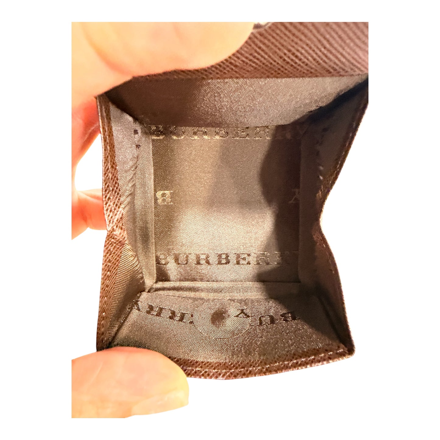 Burberry Vintage Check Coin Case Wallet – Pre-Owned Authentic