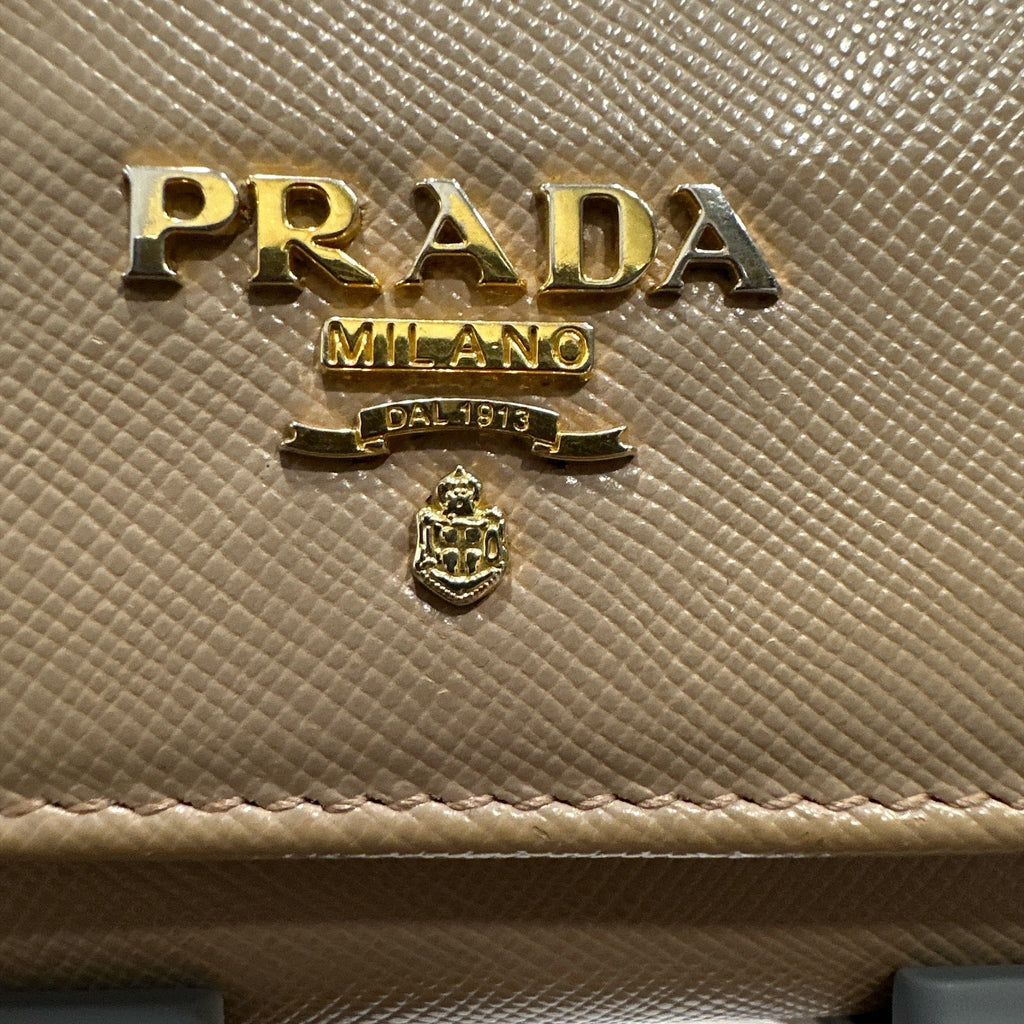 PRADA SAFFIANO MULTIC long wallet - Clairely Amazing