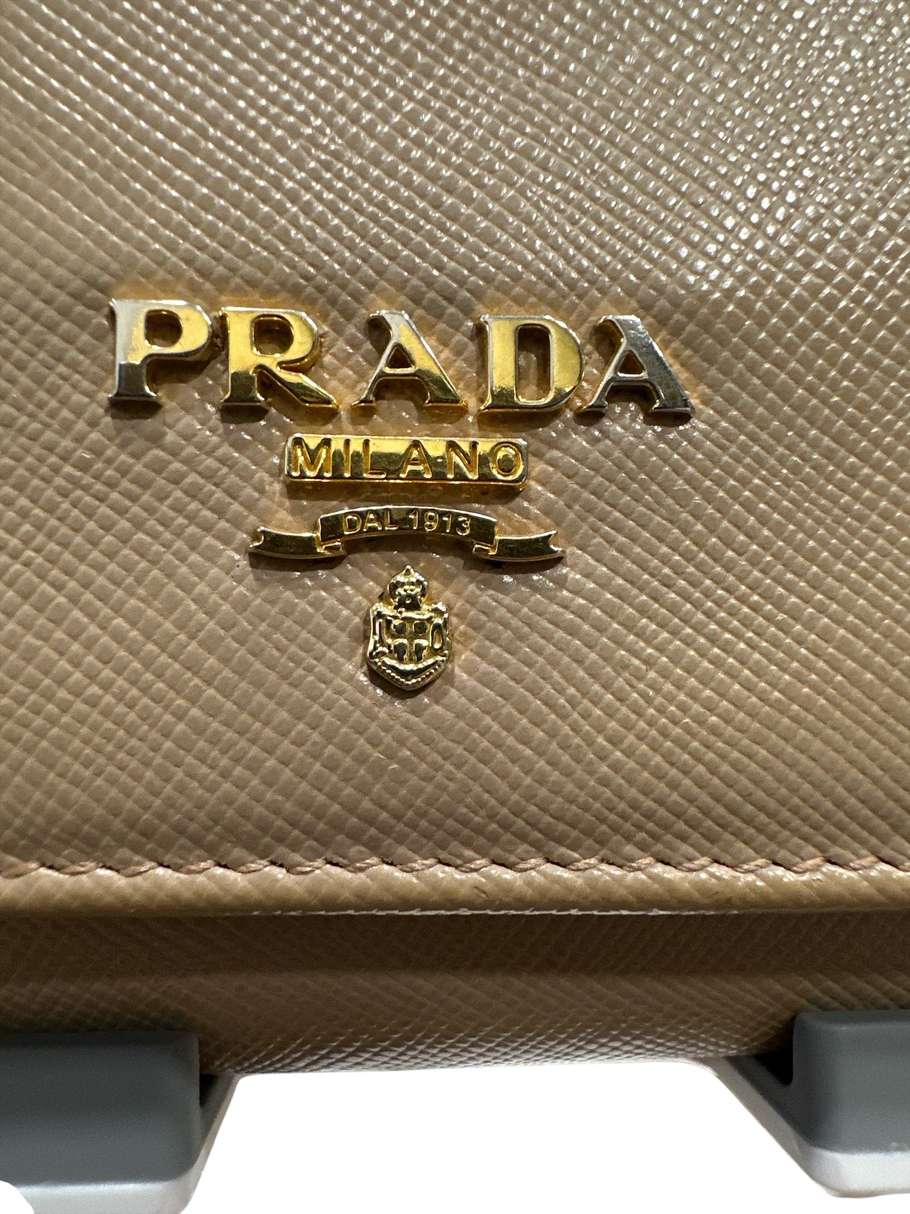 PRADA SAFFIANO MULTIC long wallet - Clairely Amazing