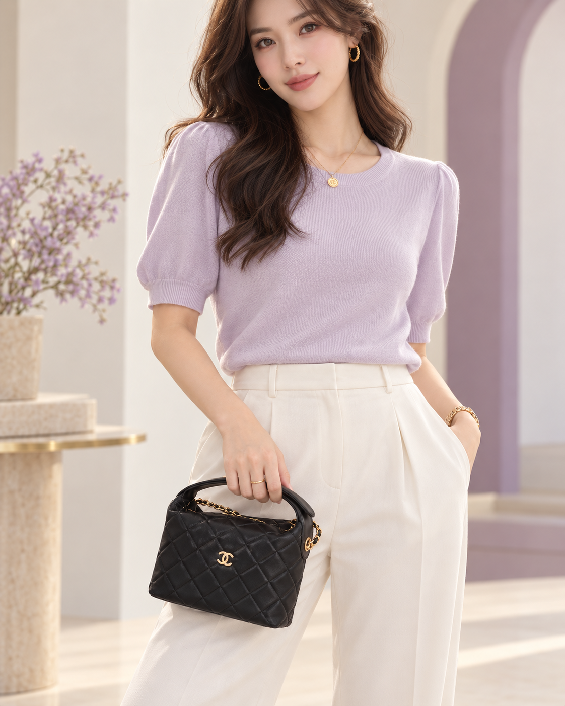 25C Quilted Lunch Box Mini Crossbody Bag – GWP Item