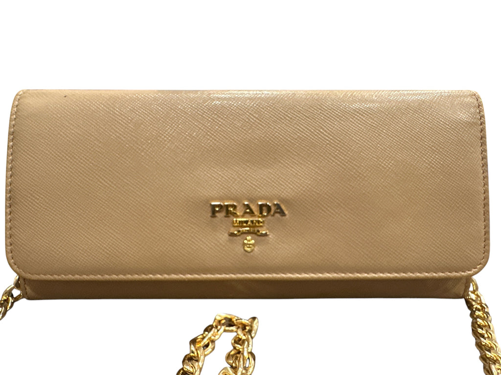 PRADA SAFFIANO MULTIC long wallet - Clairely Amazing