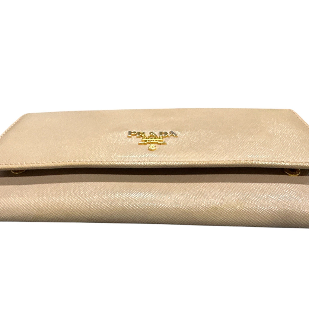 PRADA SAFFIANO MULTIC long wallet - Clairely Amazing