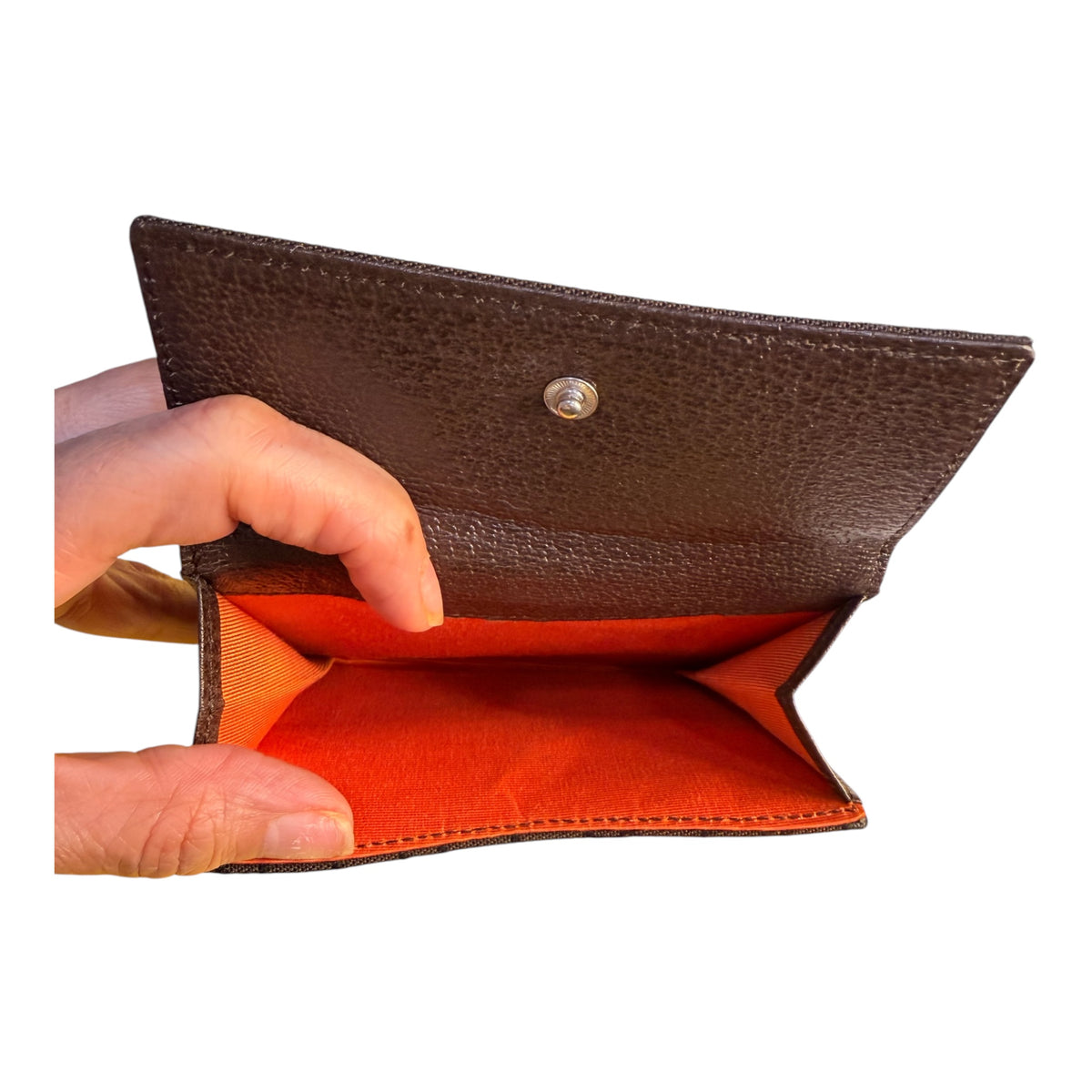 BVLGARI Brown Leather Wallet