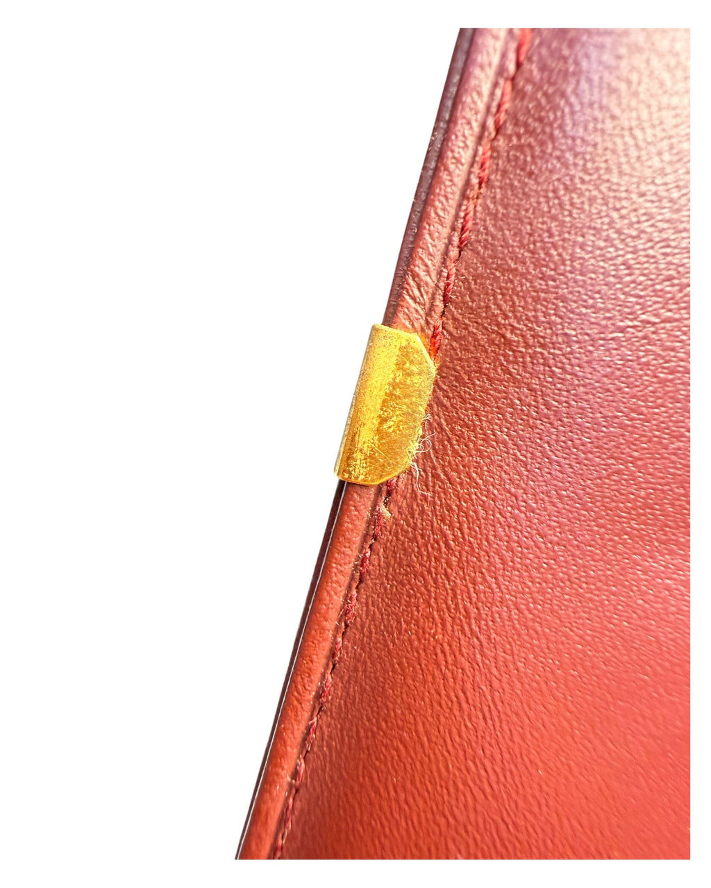 Authentic Cartier Eyeglass Case – Burgundy Leather | Pre-Owned Excellent Condition
