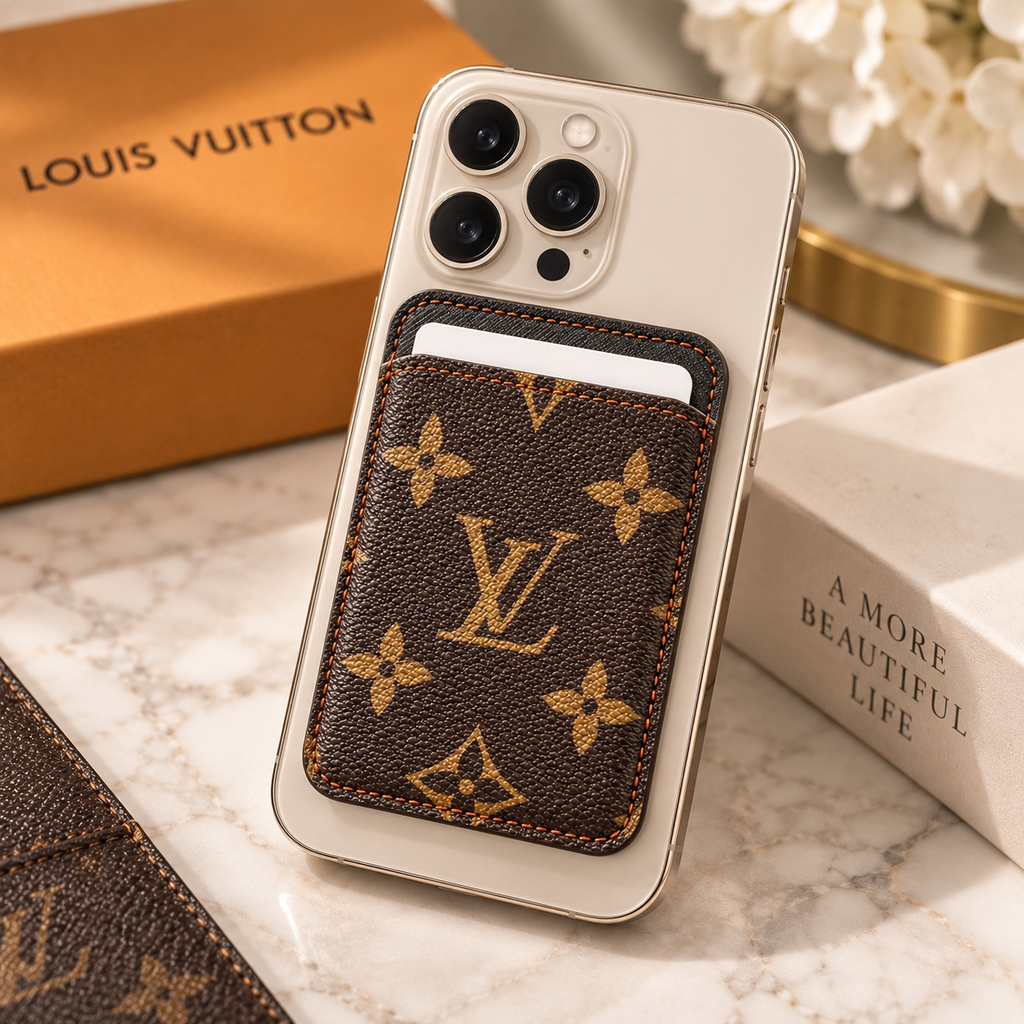 Fashion Monogram Magnetic Phone Wallet