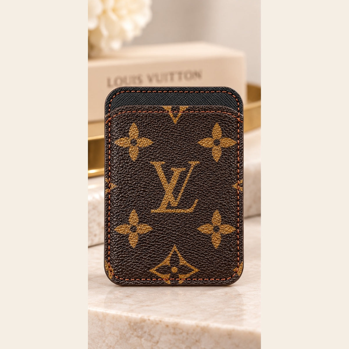 Fashion Monogram Magnetic Phone Wallet