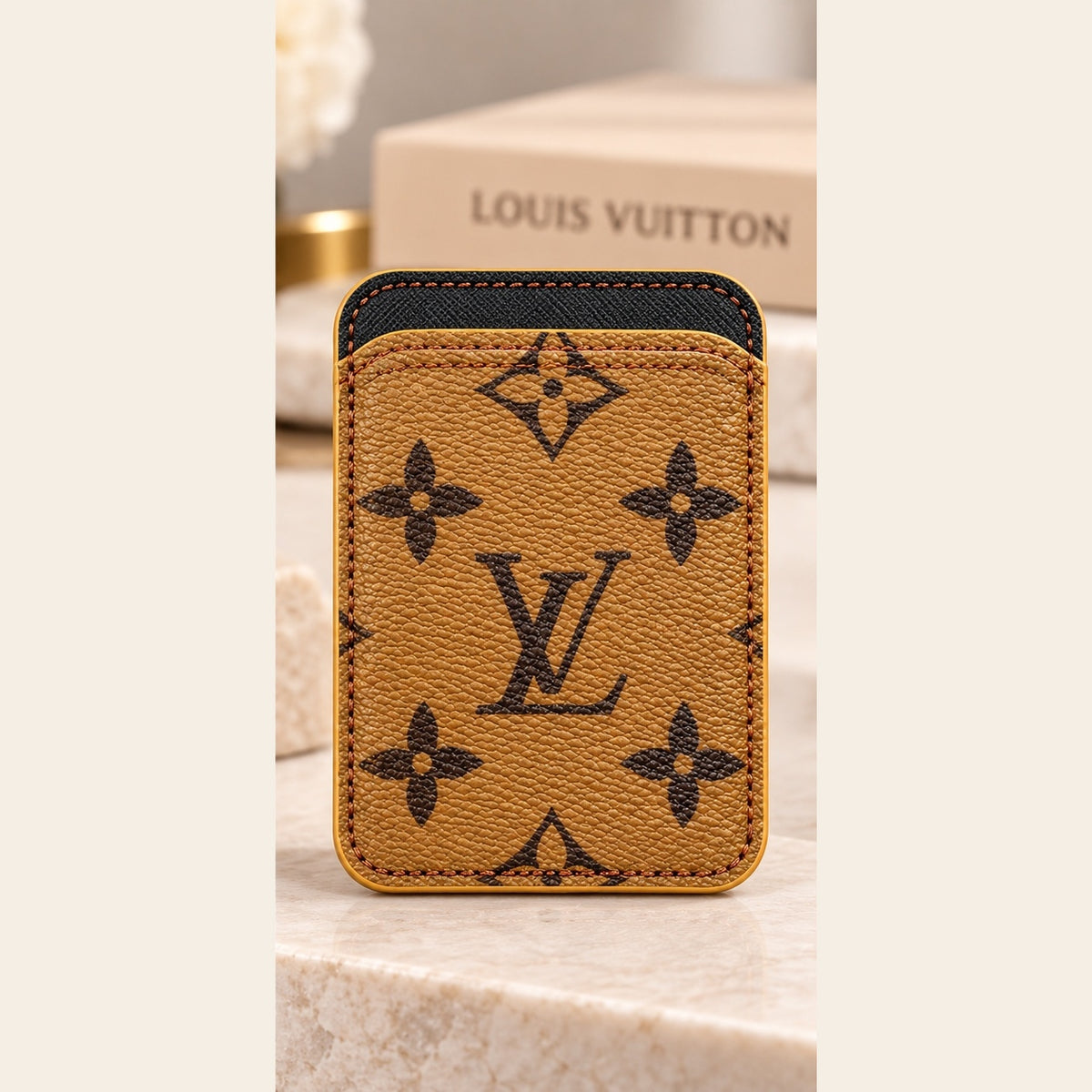 Fashion Monogram Magnetic Phone Wallet