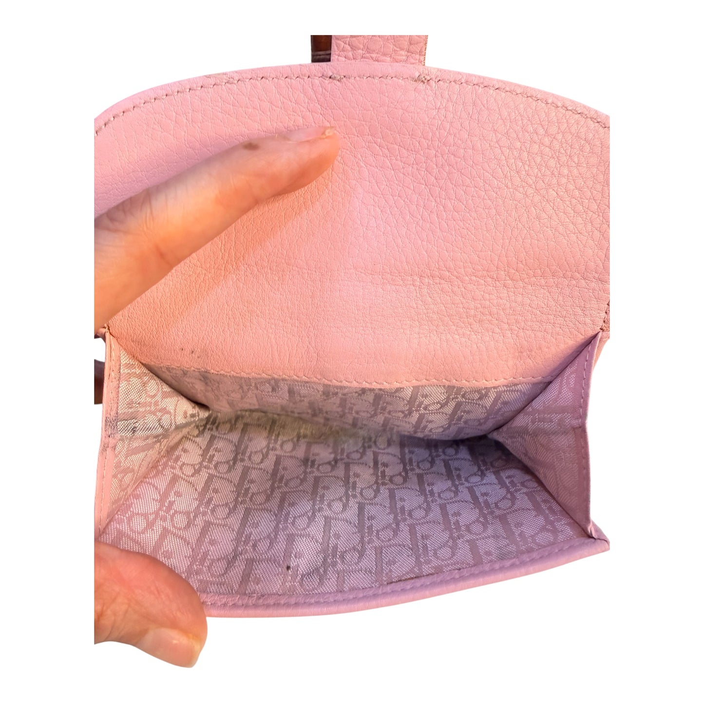 Authentic Dior Pink Cannage Wallet – Pre-Owned