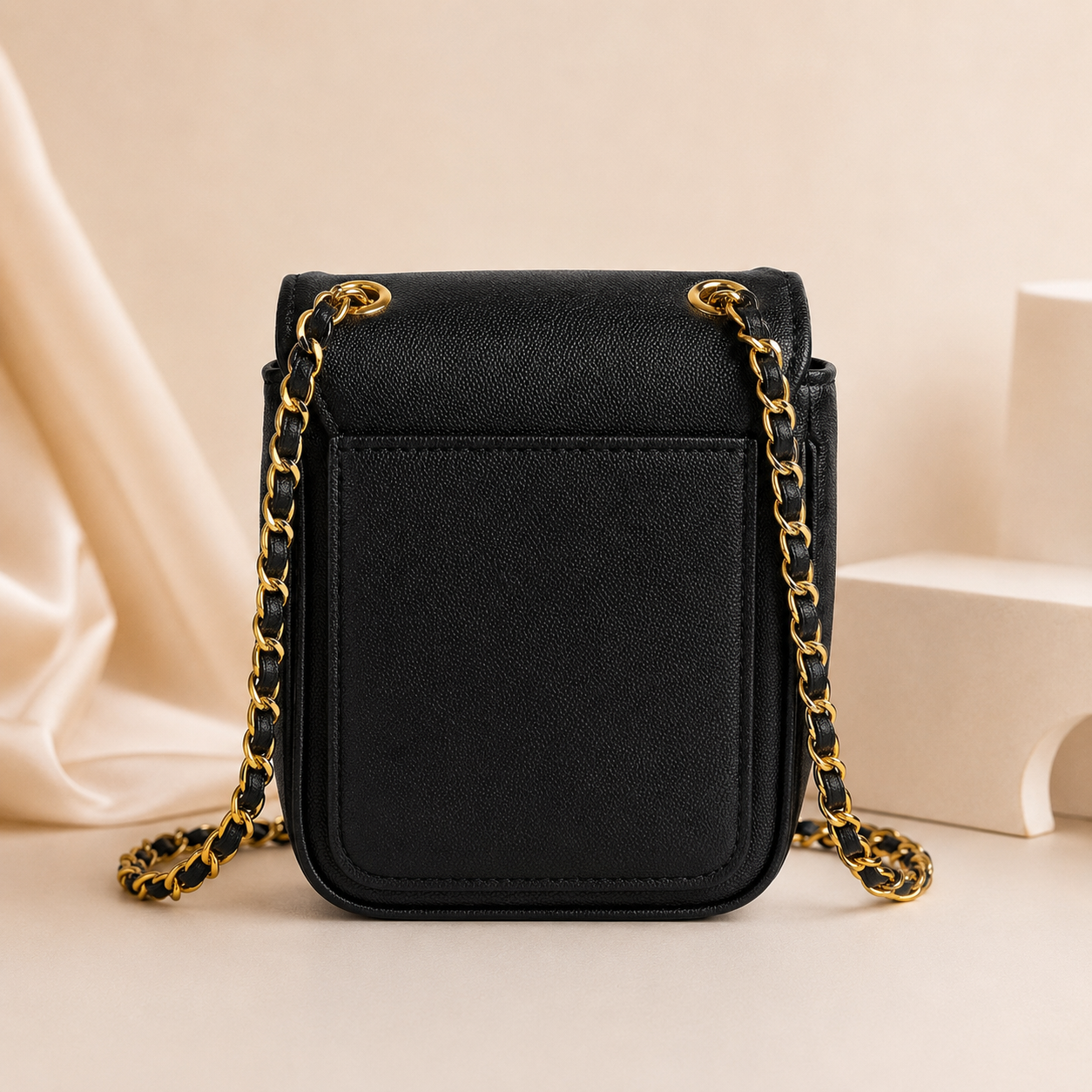 CHANEL Makeup turn lock Crossbody Bag GWP