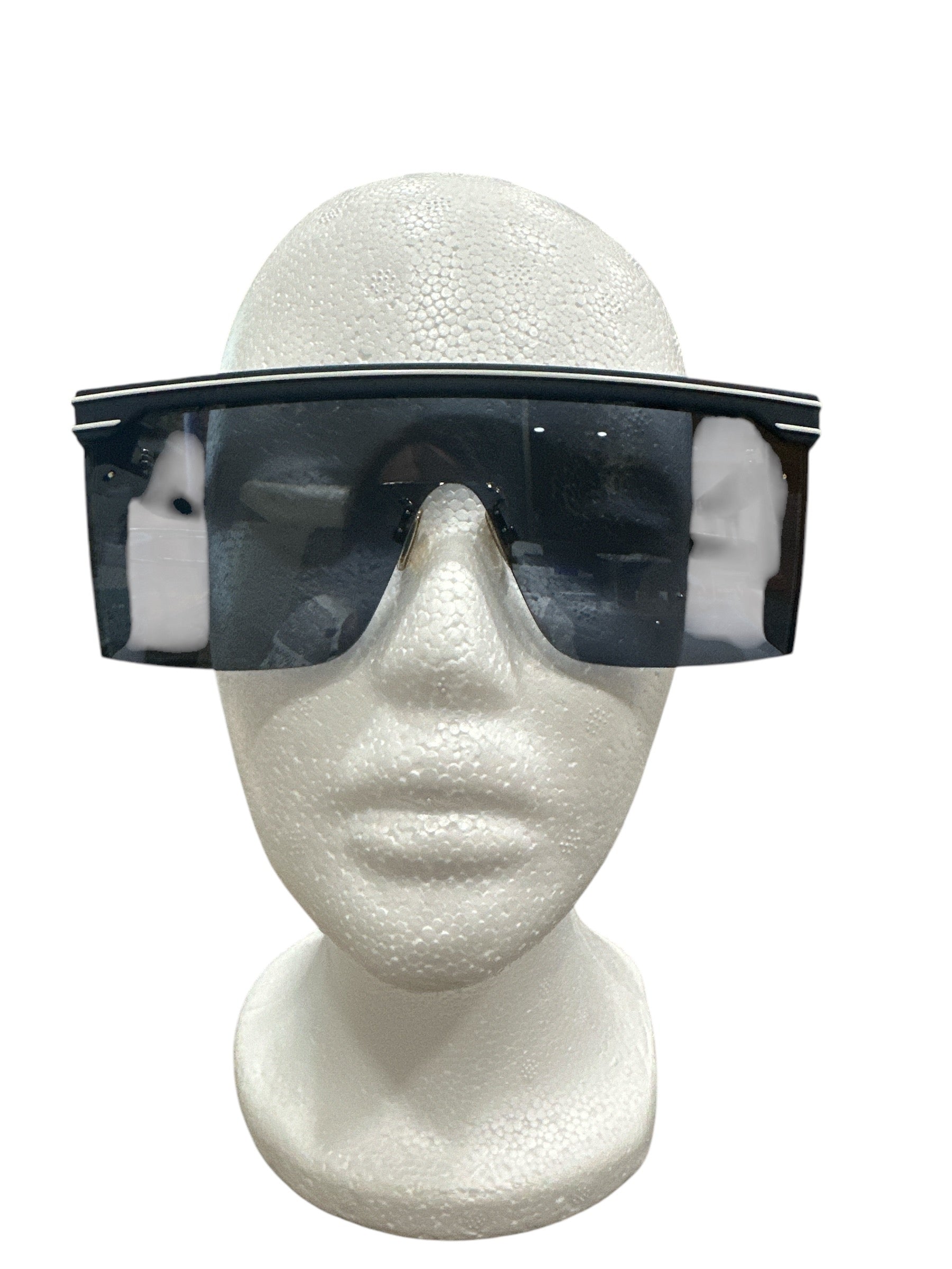 Christian Dior  Geometric Diorclub M1U Mask Sunglasses Matte Blue - Clairely Amazing