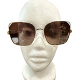 Tory Burch Brown/Gold Polarized Sunglasses - Clairely Amazing