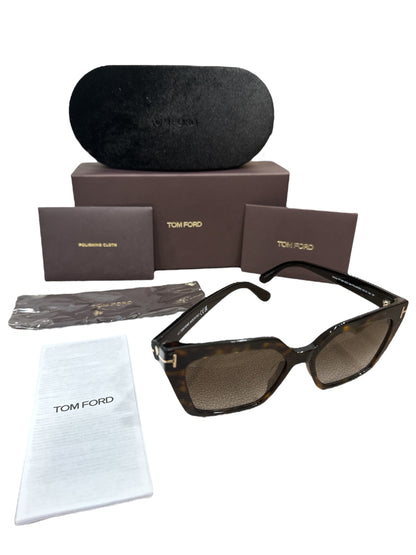 Tom Ford Winona Cat Eye Brown Sunglasses - Clairely Amazing