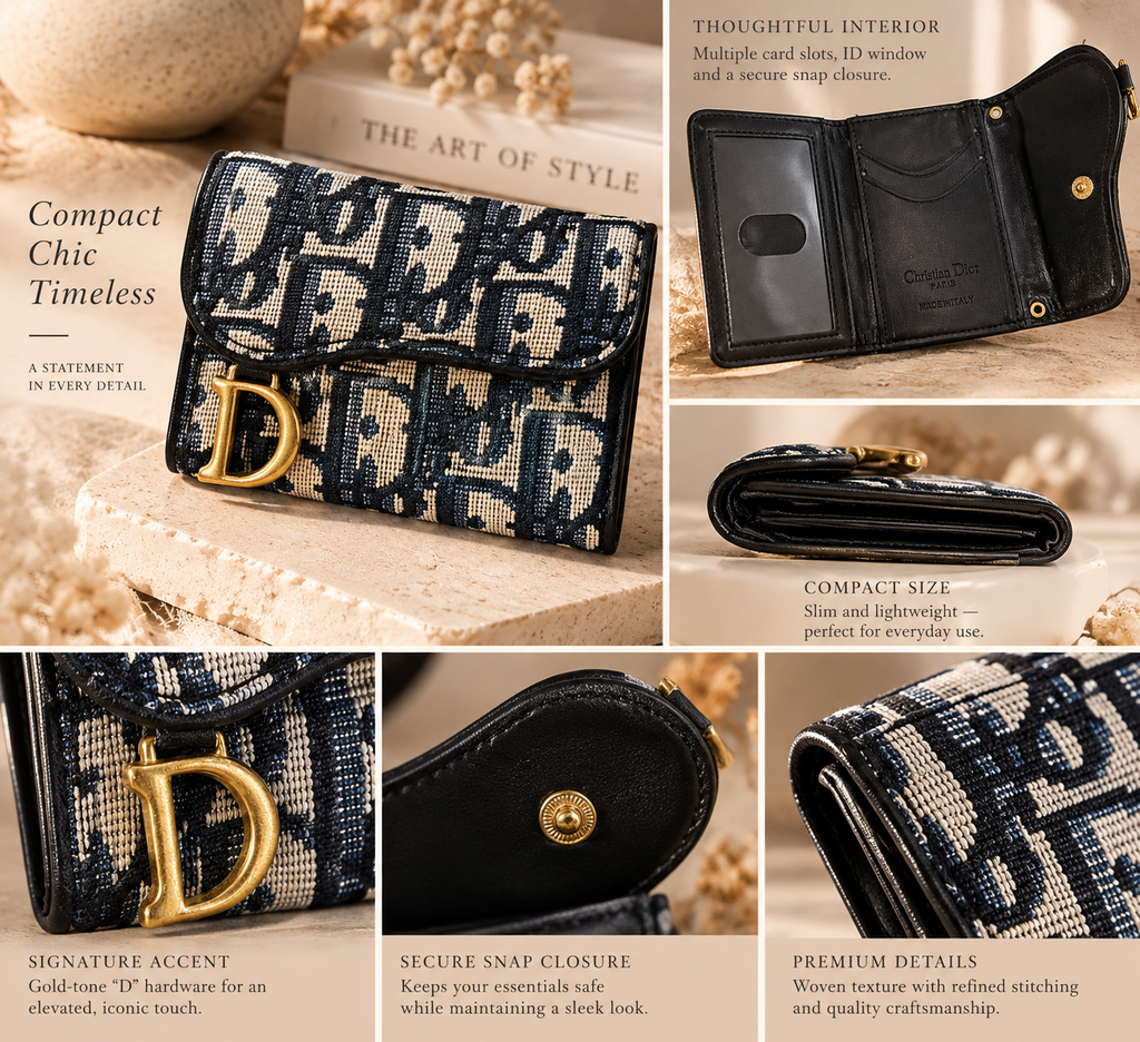 Fashion Woven Card Holder – Flap & Saddle Styles