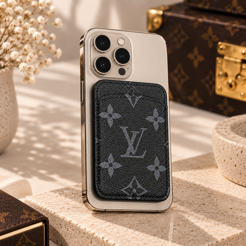 Fashion Monogram Magnetic Phone Wallet