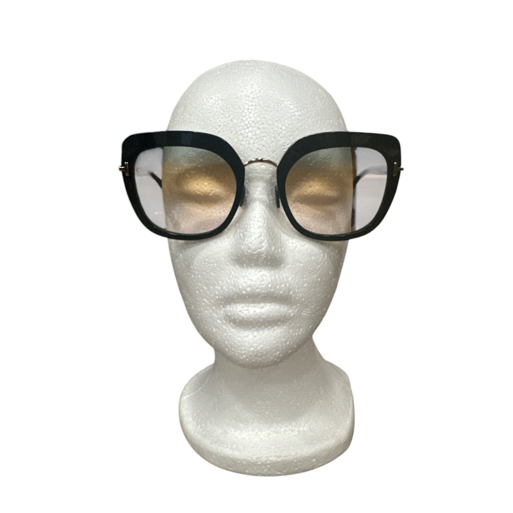 Tom Ford Virginia Women's Black/Rose Gold/Grad Smoke - Clairely Amazing
