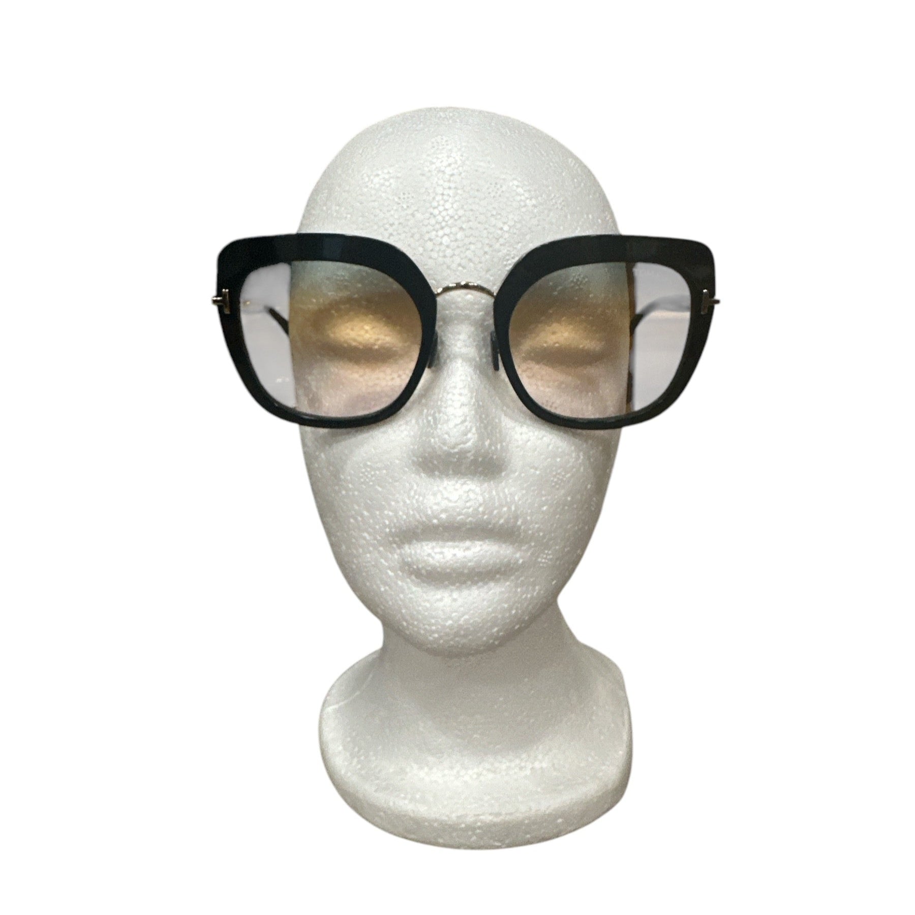 Tom Ford Virginia Women's Black/Rose Gold/Grad Smoke - Clairely Amazing