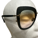 Tom Ford Virginia Women's Black/Rose Gold/Grad Smoke - Clairely Amazing