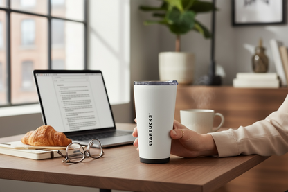 Luxe Designer-Inspired Coffee Cup (Exclusive GWP Style)