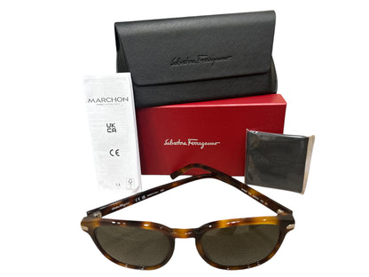 Salvatore Ferragamo Timeless TORTOISE Sunglasses - Clairely Amazing