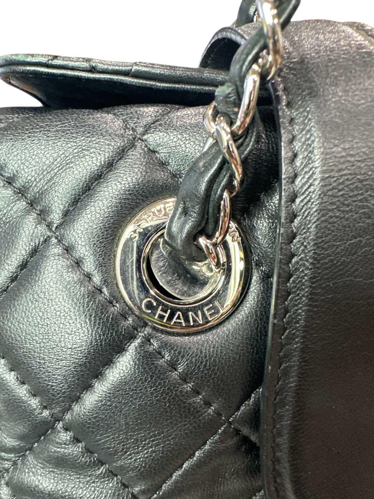 Chanel 3 Accordion Shopping Tote Quilted Lambskin - Clairely Amazing
